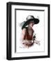 "He's Late,"March 8, 1924-R.M. Crosby-Framed Premium Giclee Print