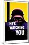 He's Watching You-null-Mounted Poster
