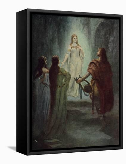 He Saw a Beautiful Woman-Hermann Hendrich-Framed Stretched Canvas