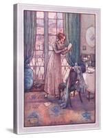 He Saw, Unseen, the Happy Girl-Sybil Tawse-Stretched Canvas