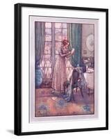 He Saw, Unseen, the Happy Girl-Sybil Tawse-Framed Giclee Print