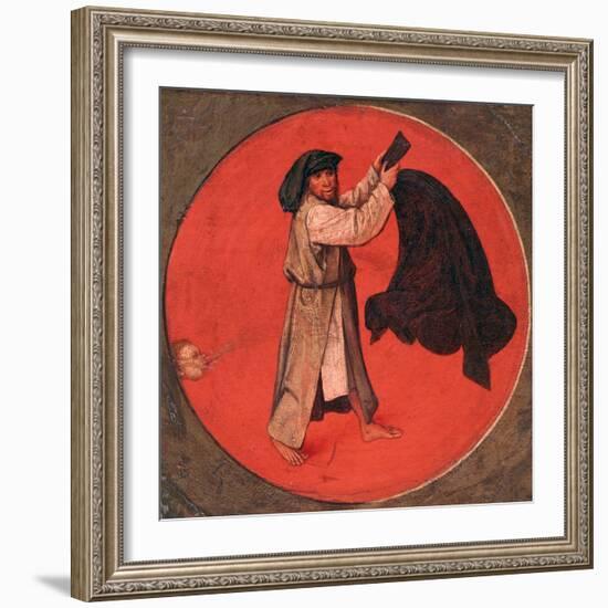 He Shakes Out His Coat According to the Wind, C1558-1560-Pieter Bruegel the Elder-Framed Giclee Print