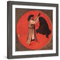 He Shakes Out His Coat According to the Wind, C1558-1560-Pieter Bruegel the Elder-Framed Giclee Print