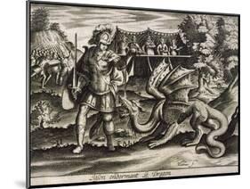 He Subdues the Dragon That Guards the Golden Fleece-I. Matheus-Mounted Art Print
