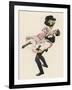 He Sweeps His Partner off Her Feet-Ferdinand Von Reznicek-Framed Art Print