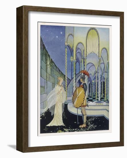 He Tells Ariadne Daughter of Minos King of Crete That-Virginia Frances Sterrett-Framed Art Print