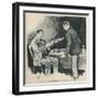 'He Unwound The Handkerchief, And Held Out His Hand', 1892-Sidney E Paget-Framed Giclee Print