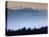 He View from the Summit of Mt. Tamalpais Looking Back Towards the City of San Francisco, Ca-Ian Shive-Stretched Canvas