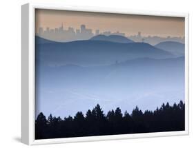 He View from the Summit of Mt. Tamalpais Looking Back Towards the City of San Francisco, Ca-Ian Shive-Framed Photographic Print