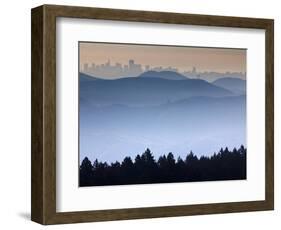 He View from the Summit of Mt. Tamalpais Looking Back Towards the City of San Francisco, Ca-Ian Shive-Framed Photographic Print