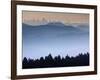 He View from the Summit of Mt. Tamalpais Looking Back Towards the City of San Francisco, Ca-Ian Shive-Framed Photographic Print