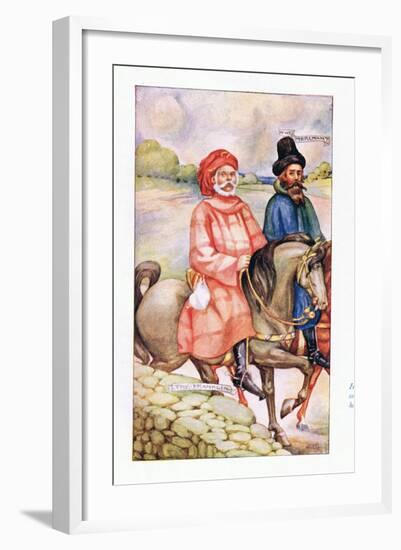 He Was the Soul of Hospitality-Anne Anderson-Framed Giclee Print