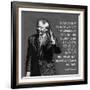 He Who Conquers - Nelson Mandela Quote-Veruca Salt-Framed Art Print