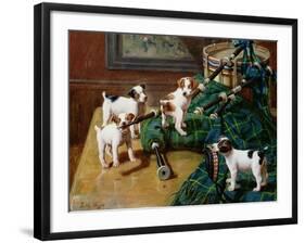 He Who Pays the Piper Calls the Tune-John Hayes-Framed Giclee Print