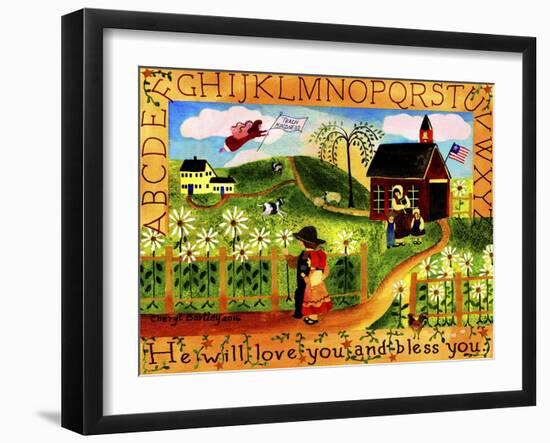 He Will Love you and Bless You-Cheryl Bartley-Framed Giclee Print