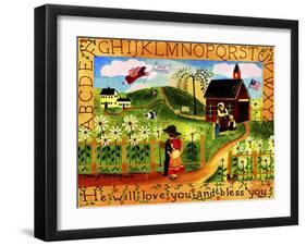 He Will Love you and Bless You-Cheryl Bartley-Framed Giclee Print