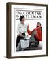 "He Won't Win!," Country Gentleman Cover, October 25, 1924-J.F. Kernan-Framed Giclee Print