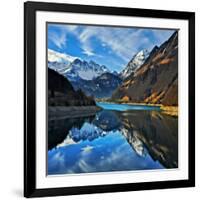 Head Above Water-Philippe Sainte-Laudy-Framed Photographic Print