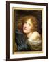 Head and Shoulders of a Young Woman-Jean-Baptiste Greuze-Framed Giclee Print