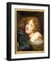 Head and Shoulders of a Young Woman-Jean-Baptiste Greuze-Framed Giclee Print