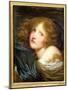 Head and Shoulders of a Young Woman-Jean-Baptiste Greuze-Mounted Giclee Print