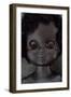 Head and Shoulders of Modern Plastic Black Girl Doll Slightly Scratched and Soiled Lying-Den Reader-Framed Photographic Print