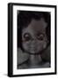 Head and Shoulders of Modern Plastic Black Girl Doll Slightly Scratched and Soiled Lying-Den Reader-Framed Photographic Print