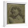 Head and Shoulders of the Living Christ Crucified-Guido Reni-Framed Giclee Print