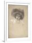 Head and Shoulders Portrait of a Child-Gustav Klimt-Framed Giclee Print