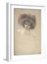 Head and Shoulders Portrait of a Child-Gustav Klimt-Framed Giclee Print