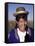 Head and Shoulders Portrait of a Smiling Uros Indian Woman, Lake Titicaca, Peru-Gavin Hellier-Framed Stretched Canvas