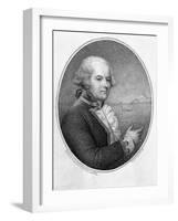 Head and Shoulders Portrait of Captain William Bligh-null-Framed Giclee Print