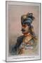 Head and Shoulders Portrait of Risaldar, Durrani, Illustration for 'Armies of India', by Major…-Alfred Crowdy Lovett-Mounted Giclee Print