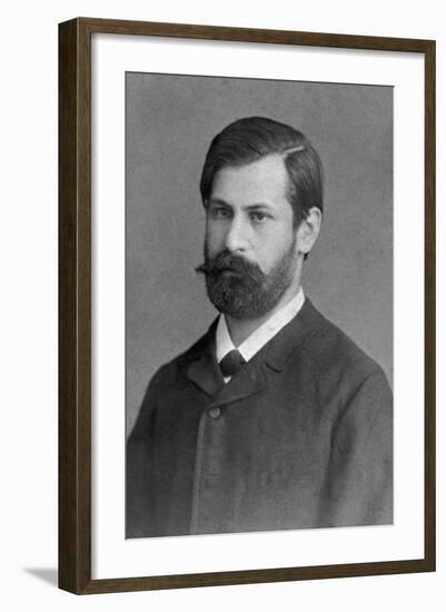 Head and Shoulders Portrait of Sigmund Freud-Wilhelm Engel-Framed Photographic Print
