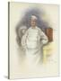 Head Chef at the Savoy Hotel-Dudley Hardy-Stretched Canvas