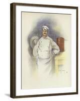 Head Chef at the Savoy Hotel-Dudley Hardy-Framed Giclee Print