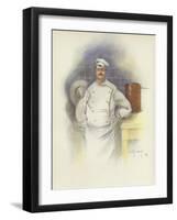 Head Chef at the Savoy Hotel-Dudley Hardy-Framed Giclee Print