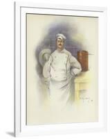 Head Chef at the Savoy Hotel-Dudley Hardy-Framed Giclee Print