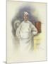 Head Chef at the Savoy Hotel-Dudley Hardy-Mounted Giclee Print