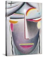 Head (Dark Buddha), c.1927-Alexej Von Jawlensky-Stretched Canvas