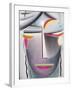 Head (Dark Buddha), c.1927-Alexej Von Jawlensky-Framed Giclee Print