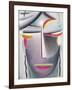 Head (Dark Buddha), c.1927-Alexej Von Jawlensky-Framed Giclee Print