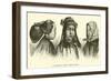 Head-Dresses of Chinese Women, Swatow-null-Framed Giclee Print