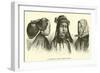 Head-Dresses of Chinese Women, Swatow-null-Framed Giclee Print