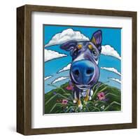 Head in the Clouds-Kathryn Wronski-Framed Art Print