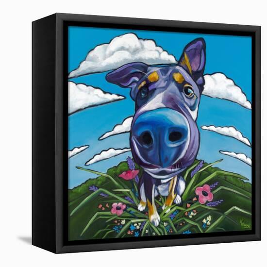 Head in the Clouds-Kathryn Wronski-Framed Stretched Canvas