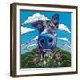 Head in the Clouds-Kathryn Wronski-Framed Art Print