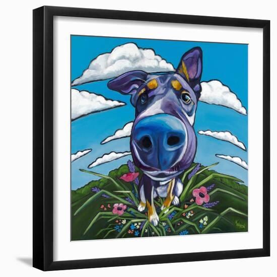 Head in the Clouds-Kathryn Wronski-Framed Art Print