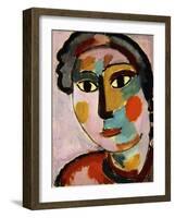 Head; Kopf, C.1916-Alexej Von Jawlensky-Framed Giclee Print