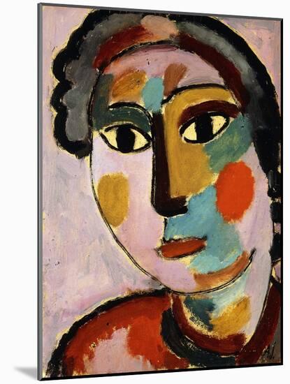 Head; Kopf, C.1916-Alexej Von Jawlensky-Mounted Giclee Print